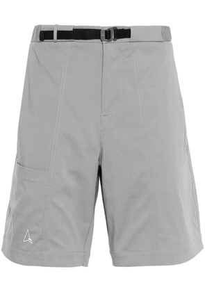 ROA logo-print shorts - Grey