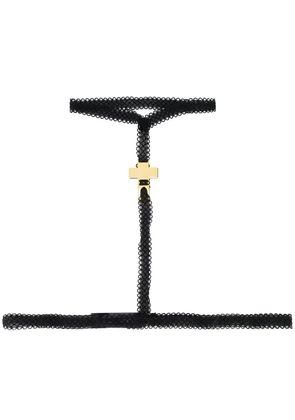 Maison Close Inspiration Divine collar harness - Black