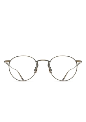 Matsuda round-frame glasses - Gold