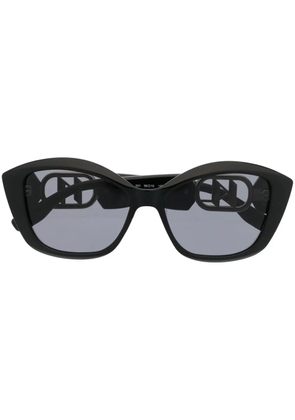 Karl Lagerfeld logo-plaque arm sunglasses - Black