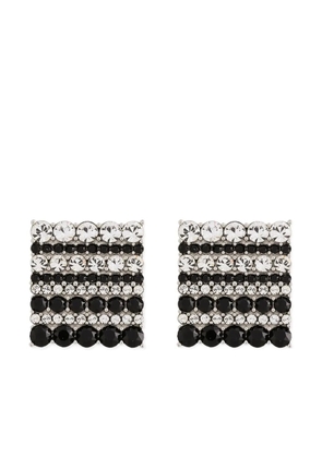 Dolce & Gabbana rhinestone-embellished cufflinks - Silver