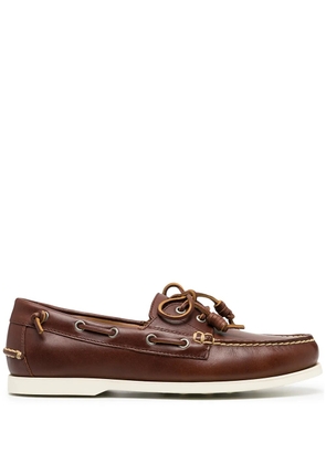Polo Ralph Lauren Merton lace-up loafers - Brown