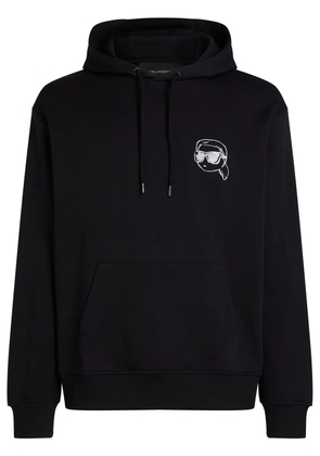 Karl Lagerfeld Ikon relaxed hoodie - Black