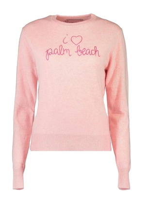 Lingua Franca I Love Palm Beach sweater - Pink