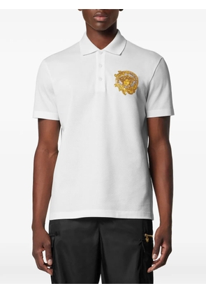 Versace cotton polo shirt - White