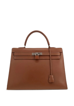 Hermès Pre-Owned 1989 Kelly 35 leather tote bag - Brown