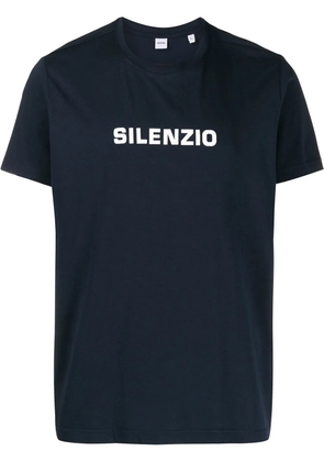 ASPESI Silenzio print relaxed-fit T-shirt - Blue