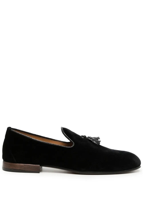 TOM FORD Nicolas tassel-detail velvet loafers - Black