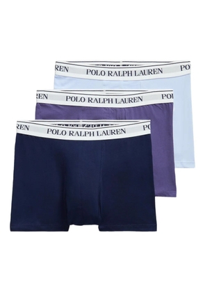 Polo Ralph Lauren logo-waistband cotton-blend boxers (pack of three) - Blue