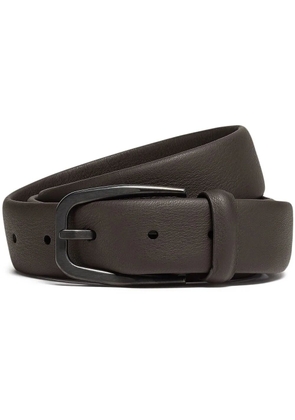 Zegna leather belt - Brown