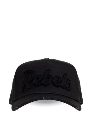 DSQUARED2 appliqué-detail baseball cap - Black