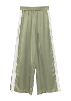 Karl Lagerfeld wide-leg pants - Green