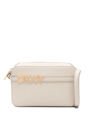 DKNY logo-lettering cross body bag - Neutrals