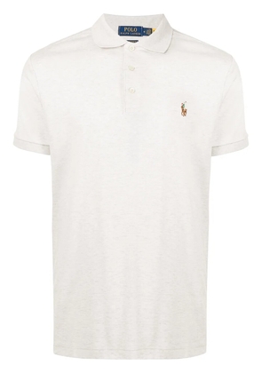 Polo Ralph Lauren Pima logo-embroidered polo shirt - Grey