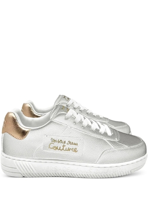 Versace Jeans Couture leather sneakers - White