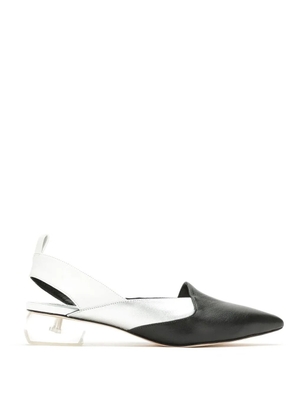 Studio Chofakian leather heeled pumps - Black