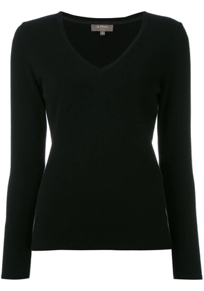 N.Peal cashmere fine-knit sweater - Black