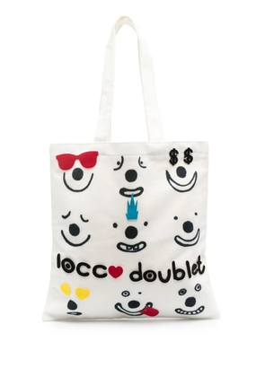 10 CORSO COMO Smile-print tote bag - White