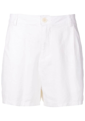 Osklen pleat-detail chino shorts - White