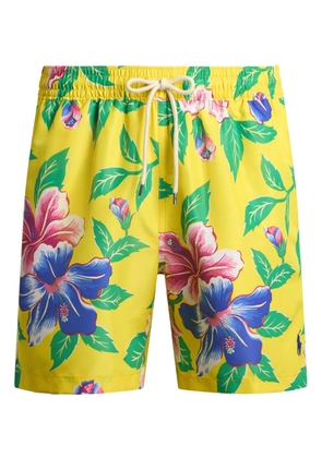 Polo Ralph Lauren floral-print swim shorts - Yellow