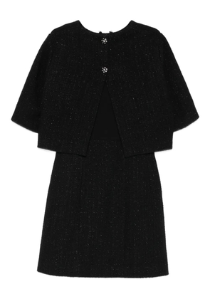 Maje buttoned mini dress - Black