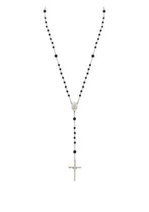 Dolce & Gabbana Rosary gemstone-detail necklace - Black