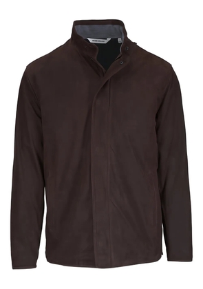 Peter Millar Norwalk leather jacket - Brown