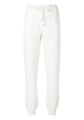 Barrie Romantic Timeless cashmere jogging trousers - White
