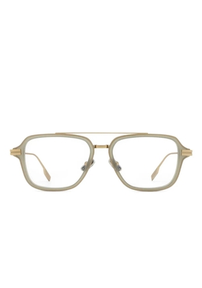 Zegna navigator-frame glasses - Grey