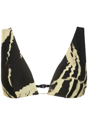 Lenny Niemeyer abstract triangle-cup bikini top - Black