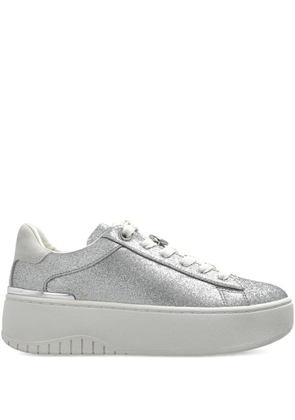 Michael Michael Kors logo-detail glitter-embellishment sneakers - Silver