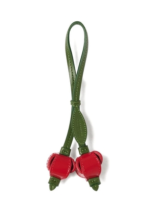 Jacquemus cherry-shape charm chain - Red