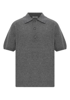 ENTIRE STUDIOS buttoned knitted polo shirt - Grey