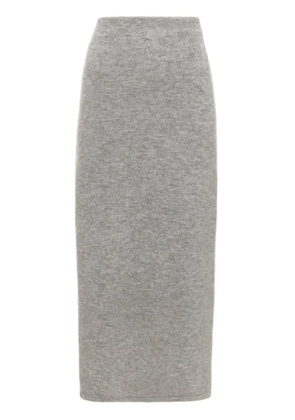JW Anderson side-slit tube skirt - Grey