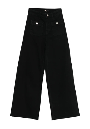 Maje flap-pocket jeans - Black