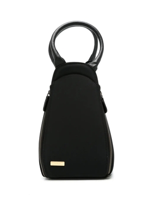Sarah Chofakian circular-handle lunch bag - Black