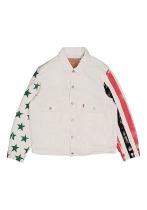 Denim Tears Cactus Tears Denim Plant jacket - White