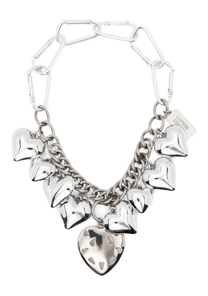 Chopova Lowena heart-charm chain necklace - Silver