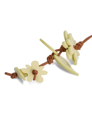 Jil Sander Blossom two-tone charm - Yellow