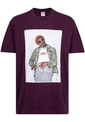 Supreme Andre 3000 graphic-print T-shirt - Purple