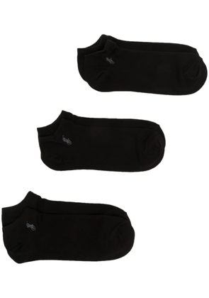 Polo Ralph Lauren set-of-three low-cut socks - Black