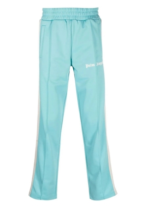 Palm Angels logo-print track pants - Blue