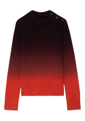Zadig&Voltaire Malty button sweater - Red