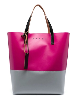 Marni Tribeca colour-block tote bag - Pink