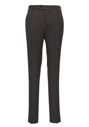 Canali press-crease trousers - Brown