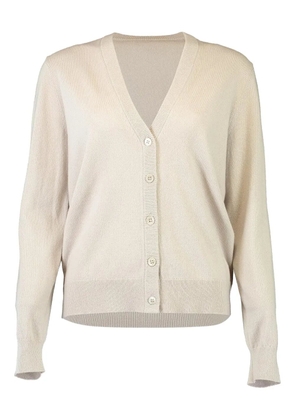Michael Kors Collection V-neck buttoned cardigan - Neutrals