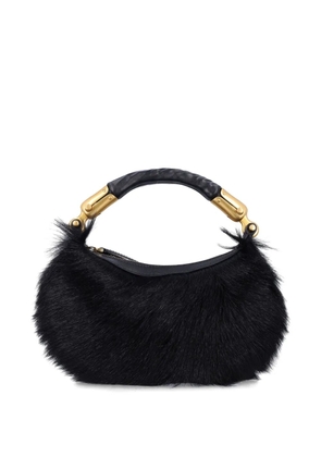 Balmain fur tote bag - Black