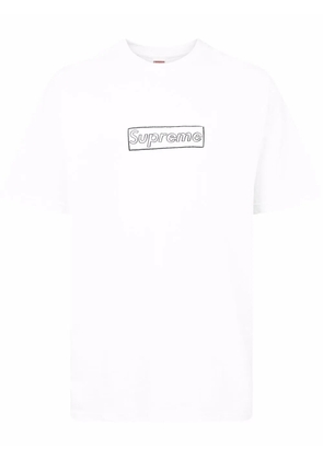 Supreme x Kaws Chalk Logo T-shirt - White