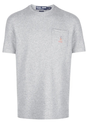 Palace x Ralph Lauren Waffle Pocket Tee - Grey