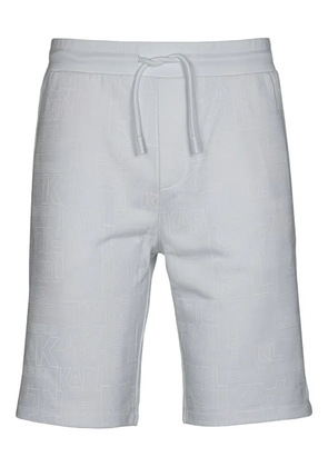 Karl Lagerfeld drawstring sweat shorts - White